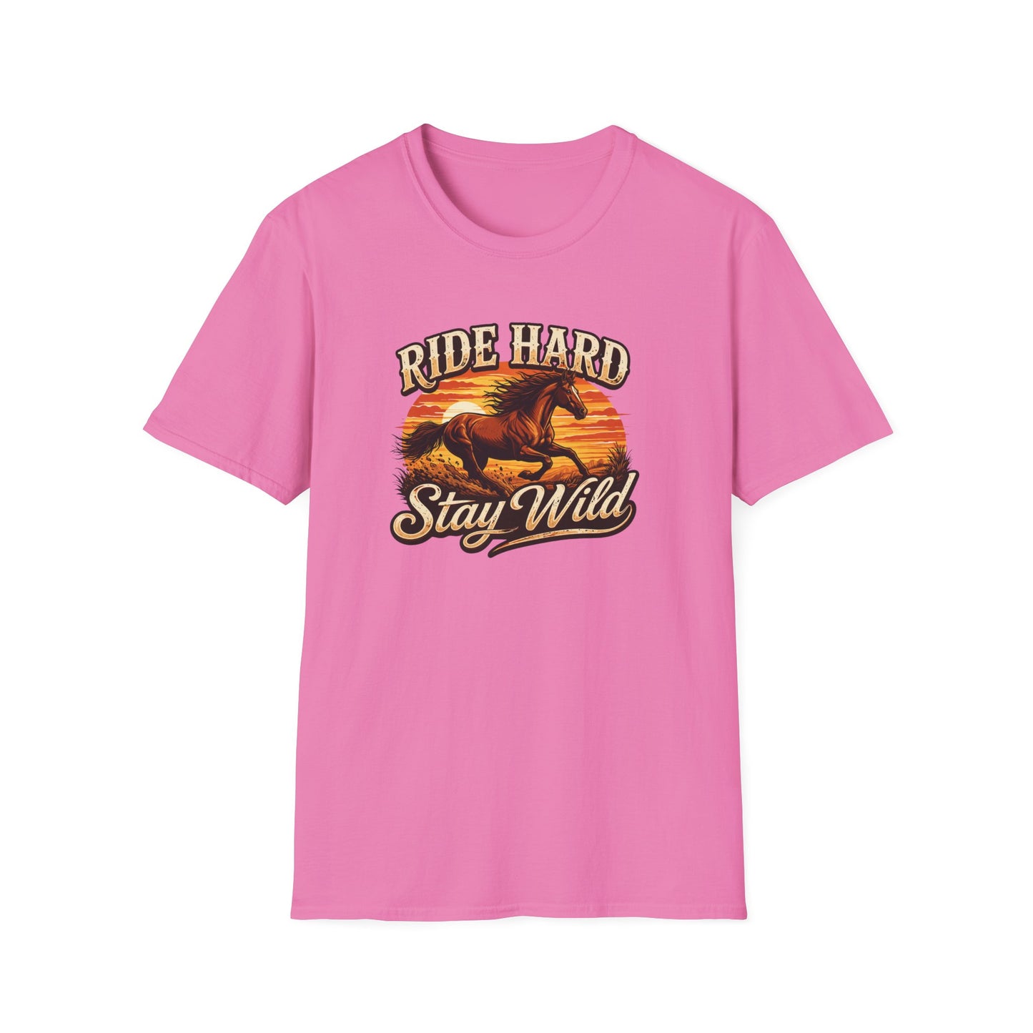 RIDE HARD-STAY WILD - Unisex Soft Style T-Shirt
