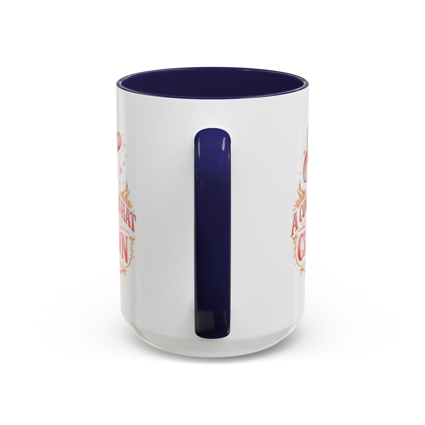 A COWGIRL'S HAT IS HER CROWN - Accent Coffee Mug (11, 15oz)