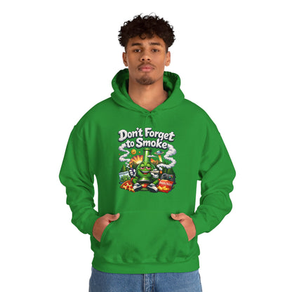 Don't Forget to Smoke Hoodie | Funny 420 Pull-Over