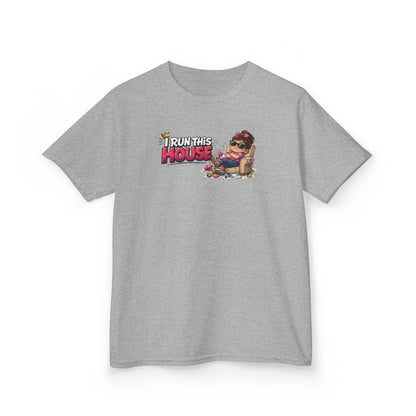 I RUN THIS HOUSE - Kids Cotton Tee