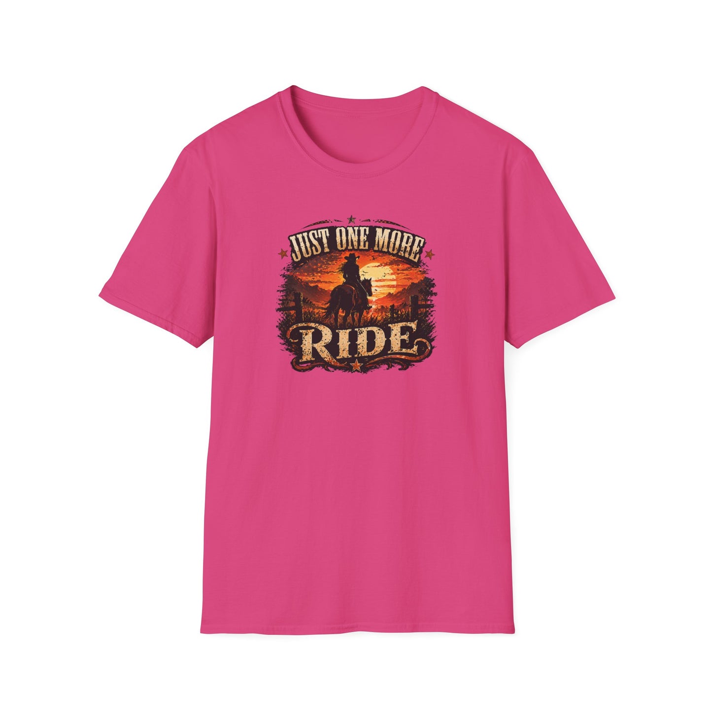 JUST ONE MORE RIDE - Unisex Soft Style T-Shirt