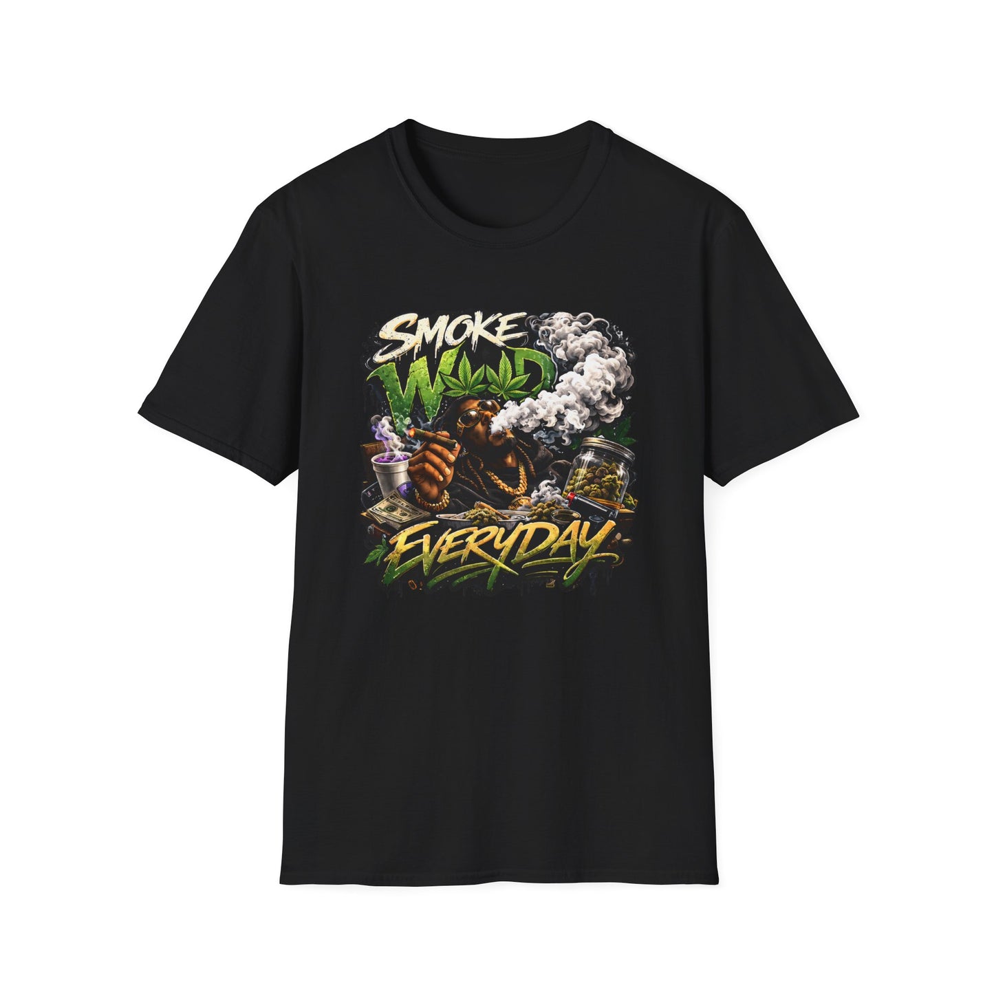 Smoke Weed Everyday T-Shirt — Graphic Cannabis Streetwear Tee