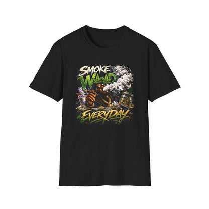 Smoke Weed Everyday T-Shirt — Graphic Cannabis Streetwear Tee