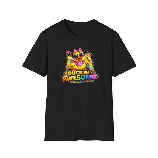 DUCKIN AWESOME - Unisex Soft Style T-Shirt