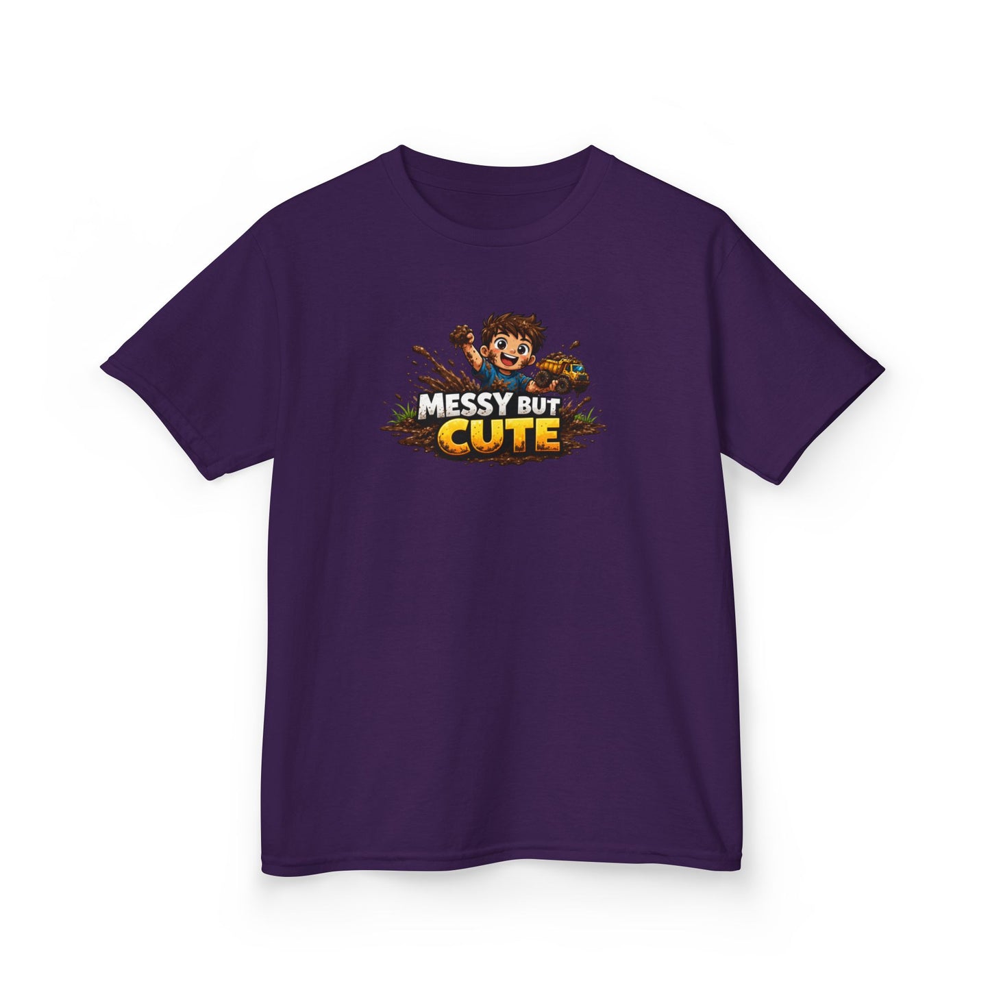 MESSY BUT CUTE - Kids Cotton Tee