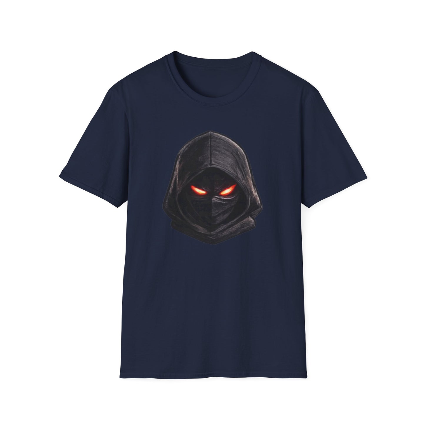 HOODED NINJA HEAD - Unisex Soft Style T-shirt