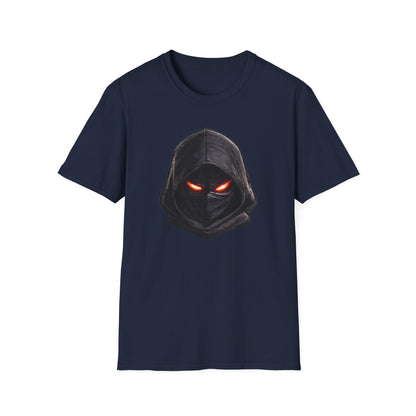 HOODED NINJA HEAD - Unisex Soft Style T-shirt