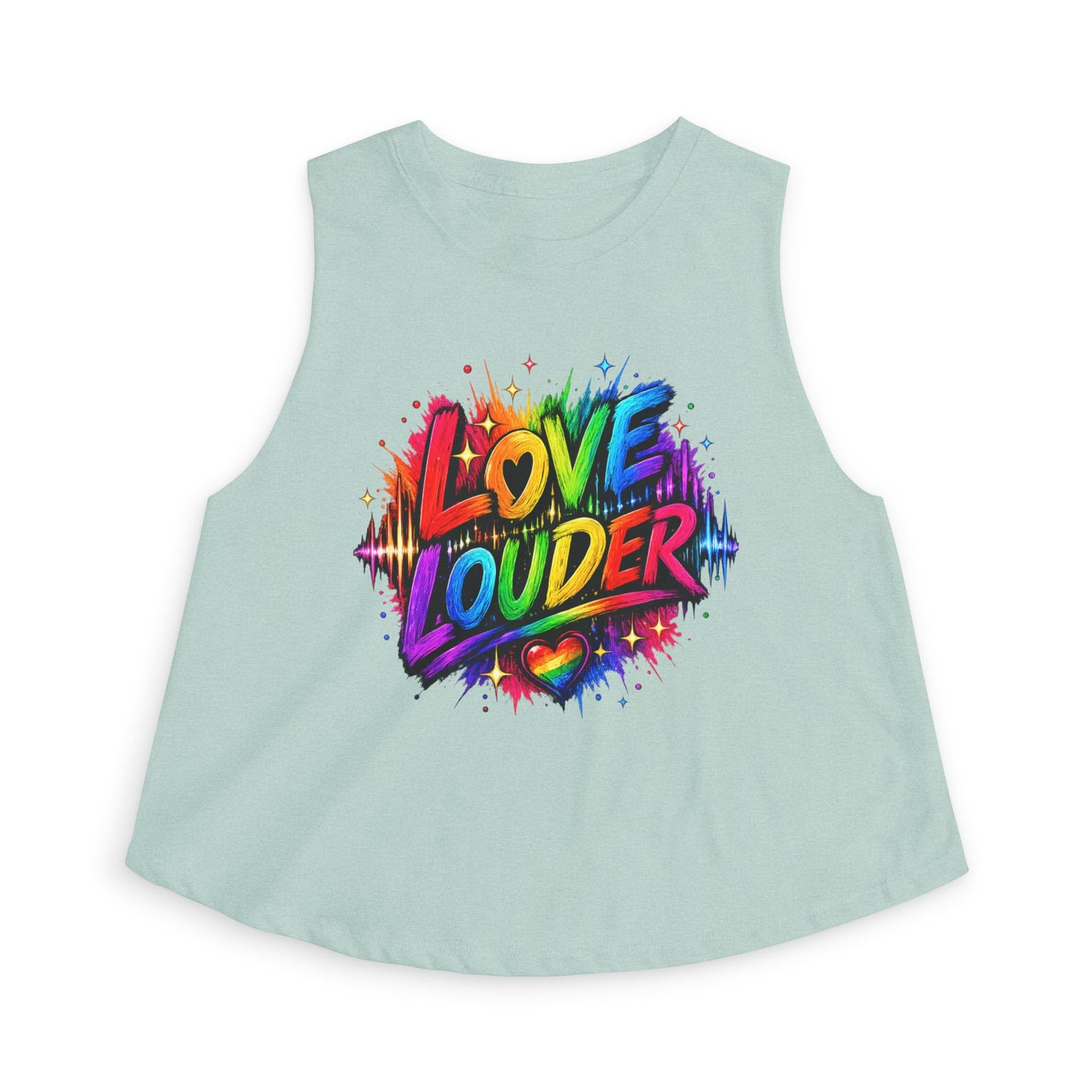 LOVE LOUDER - Women's Crop Top
