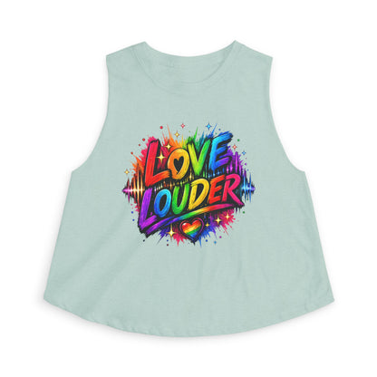 LOVE LOUDER - Women's Crop Top