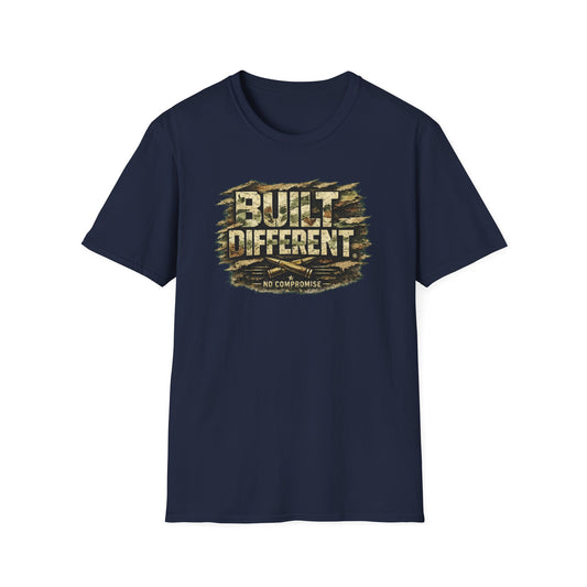 BUILT DIFFERENT-NO COMPROMISE - Unisex Soft Style T-Shirt