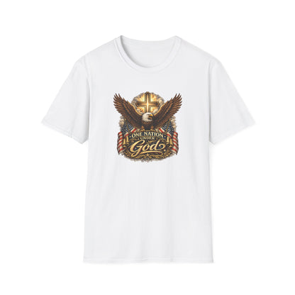 ONE NATION UNDER GOD - Unisex Softstyle T-Shirt