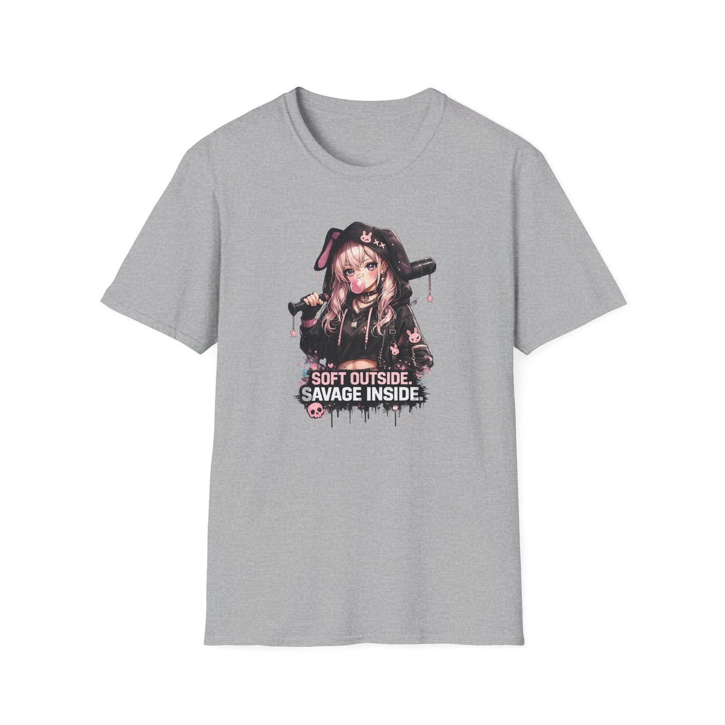 SOFT ON THE OUTSIDE-SAVAGE ON THE INSIDE - Unisex Soft Style T-shirt