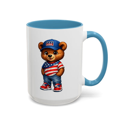 BERRY - REPPIN THE USA - Accent Coffee Mug (11, 15oz)