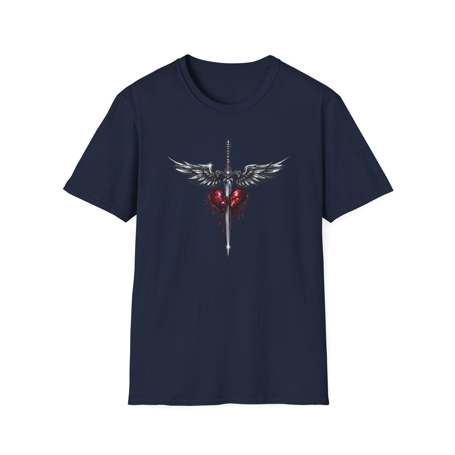 SWORD IN HEART - Unisex Soft Style T-Shirt