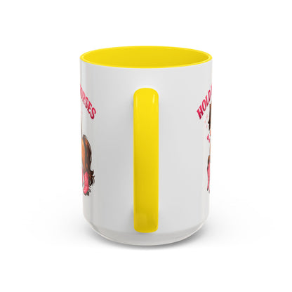 HOLD YOUR HORSES - PINKYPIE - Accent Coffee Mug (11, 15oz)
