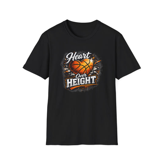 HEART OVER HEIGHT - Unisex Soft Style T-Shirt