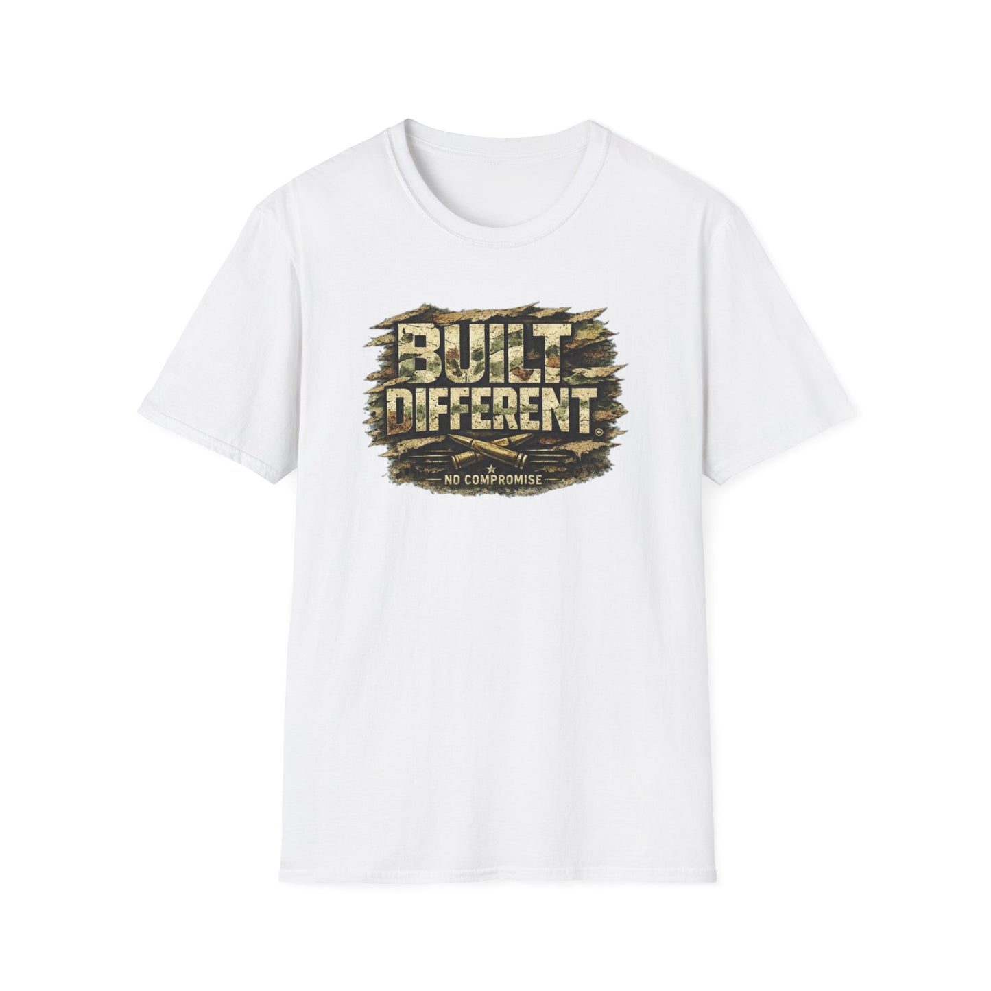 BUILT DIFFERENT-NO COMPROMISE - Unisex Soft Style T-Shirt