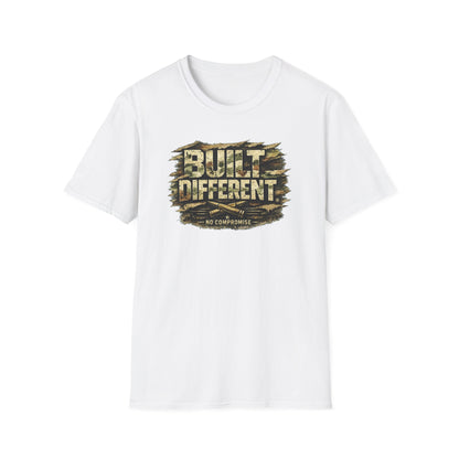 BUILT DIFFERENT-NO COMPROMISE - Unisex Soft Style T-Shirt