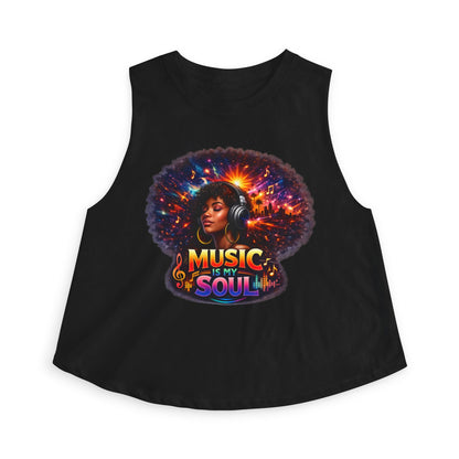 MUSIC IS MY SOUL - Women's Crop Top