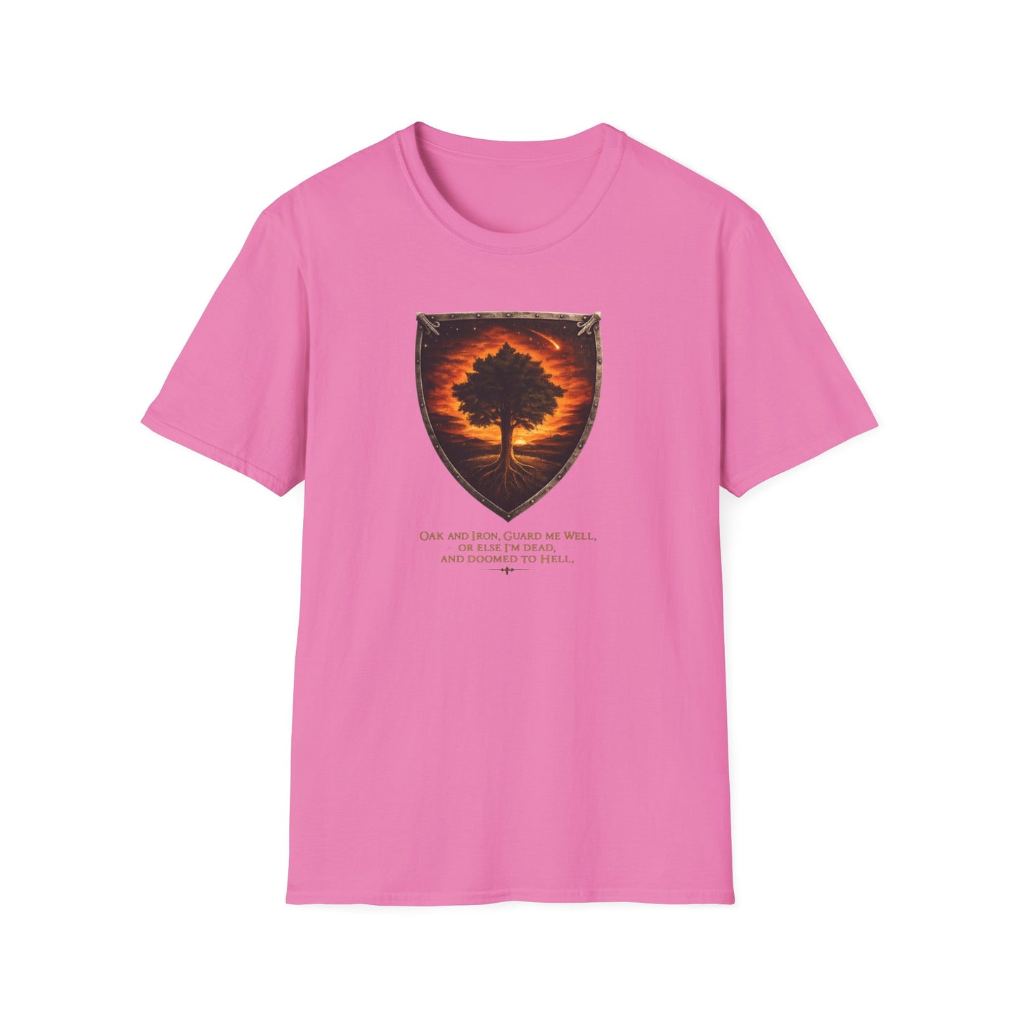 OAK AND IRON GUARD ME WELL - Unisex Soft Style T-Shirt