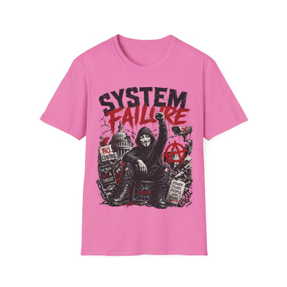 SYSTEM FAILURE - ((BIG PRINT)) - Unisex Soft Style T-Shirt