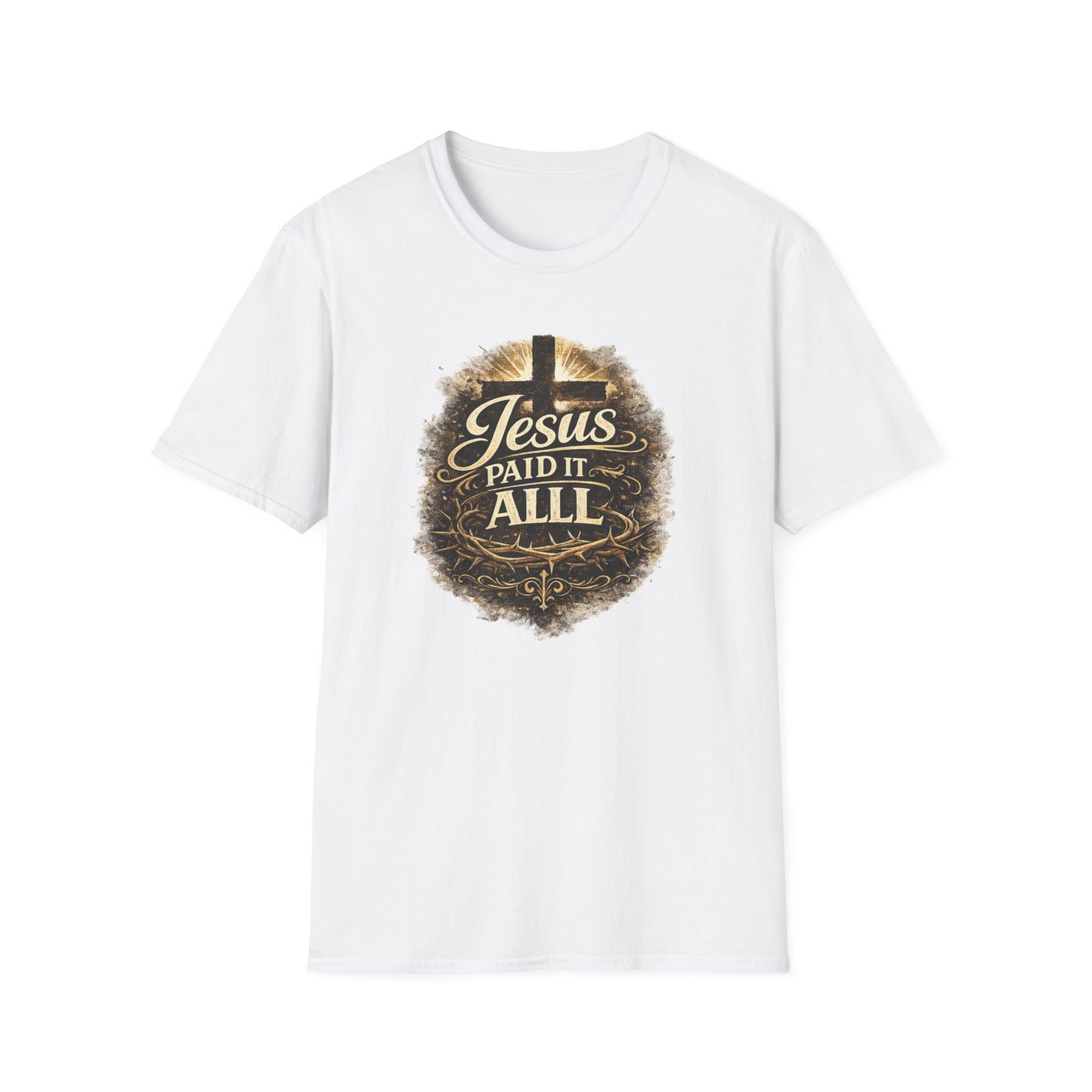 JESUS PAID IT ALL - Unisex Soft Style T-Shirt