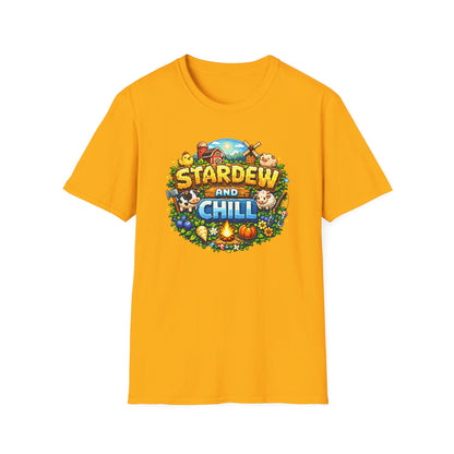 STARDEW AND CHILL - Unisex Soft Style T-Shirt
