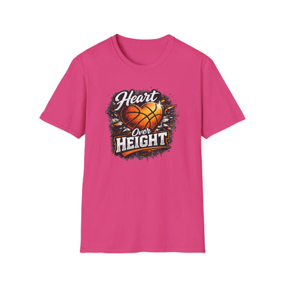 HEART OVER HEIGHT - Unisex Soft Style T-Shirt