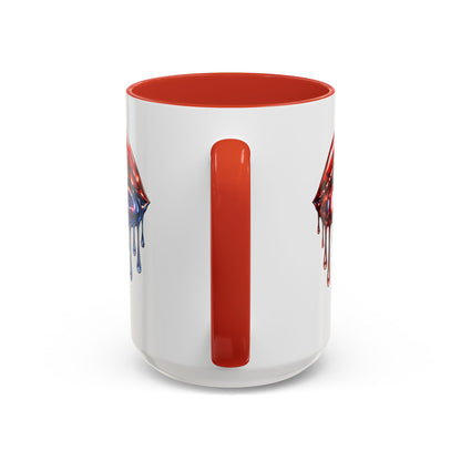 METALIC LIPS - Accent Coffee Mug (11, 15oz)