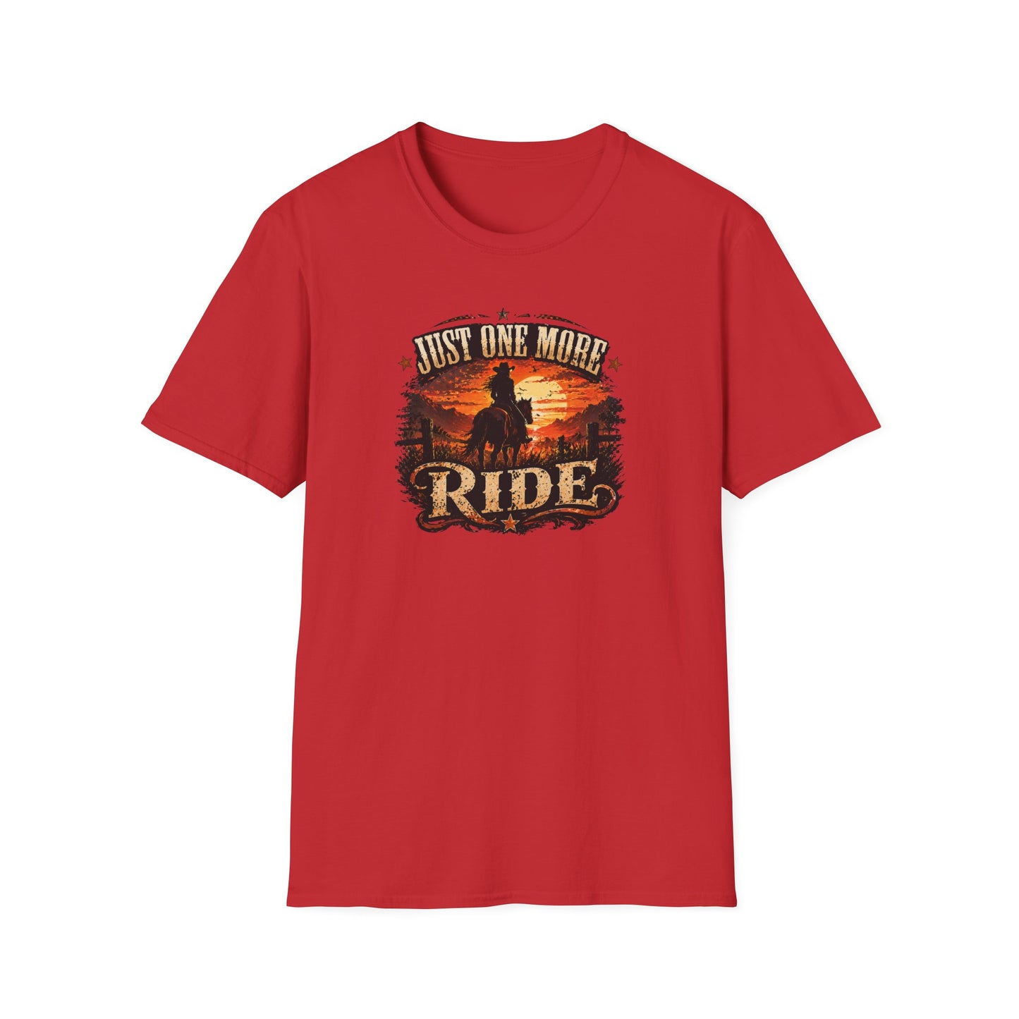 JUST ONE MORE RIDE - Unisex Soft Style T-Shirt