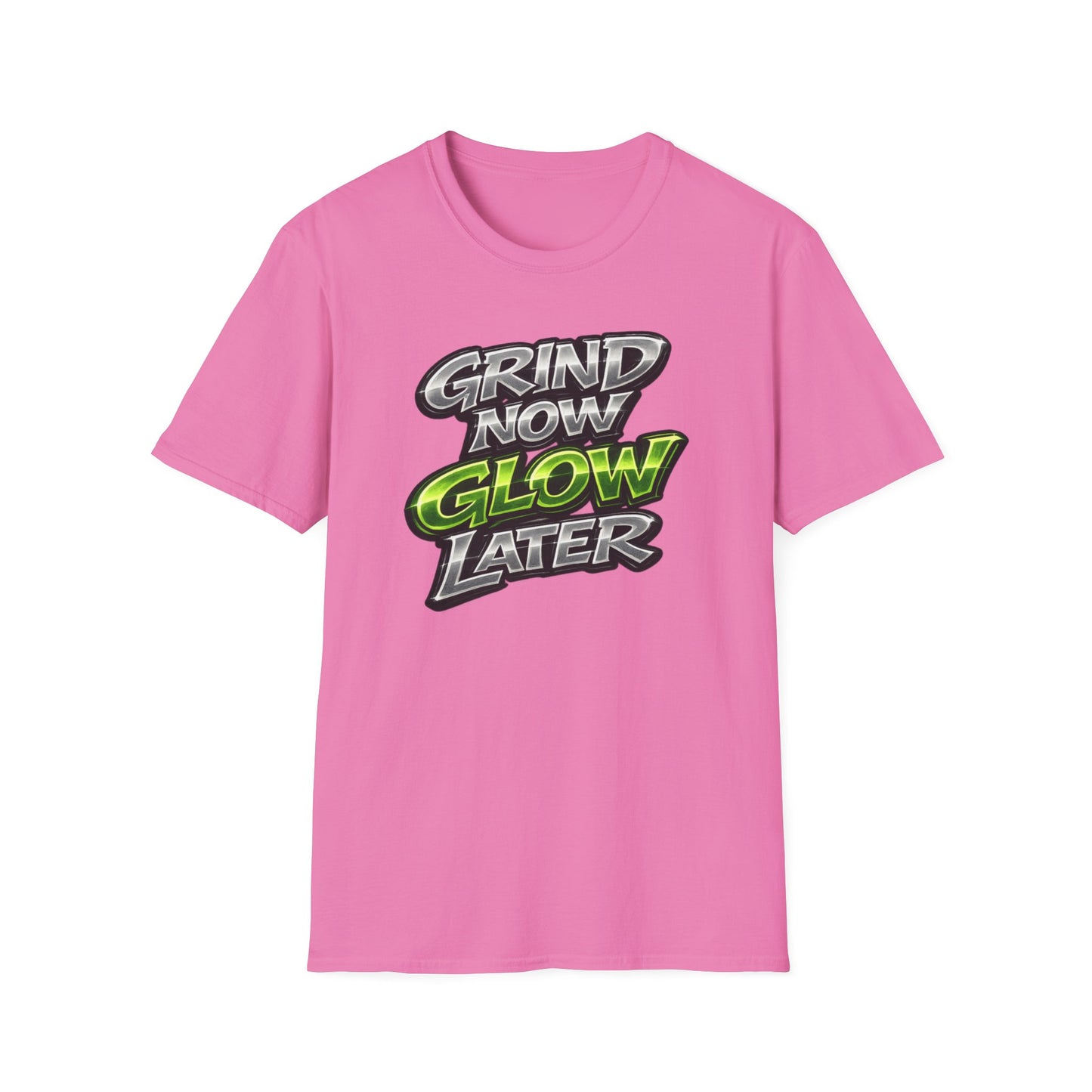 GRIND NOW-GLOW LATER - Unisex Soft Style T-Shirt