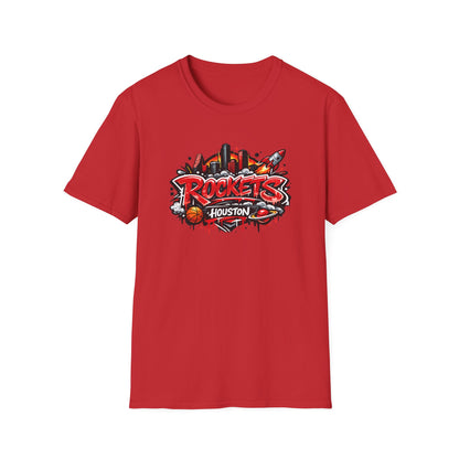 HOUSTON ROCKETS - DESIGN - Unisex Soft Style T-Shirt