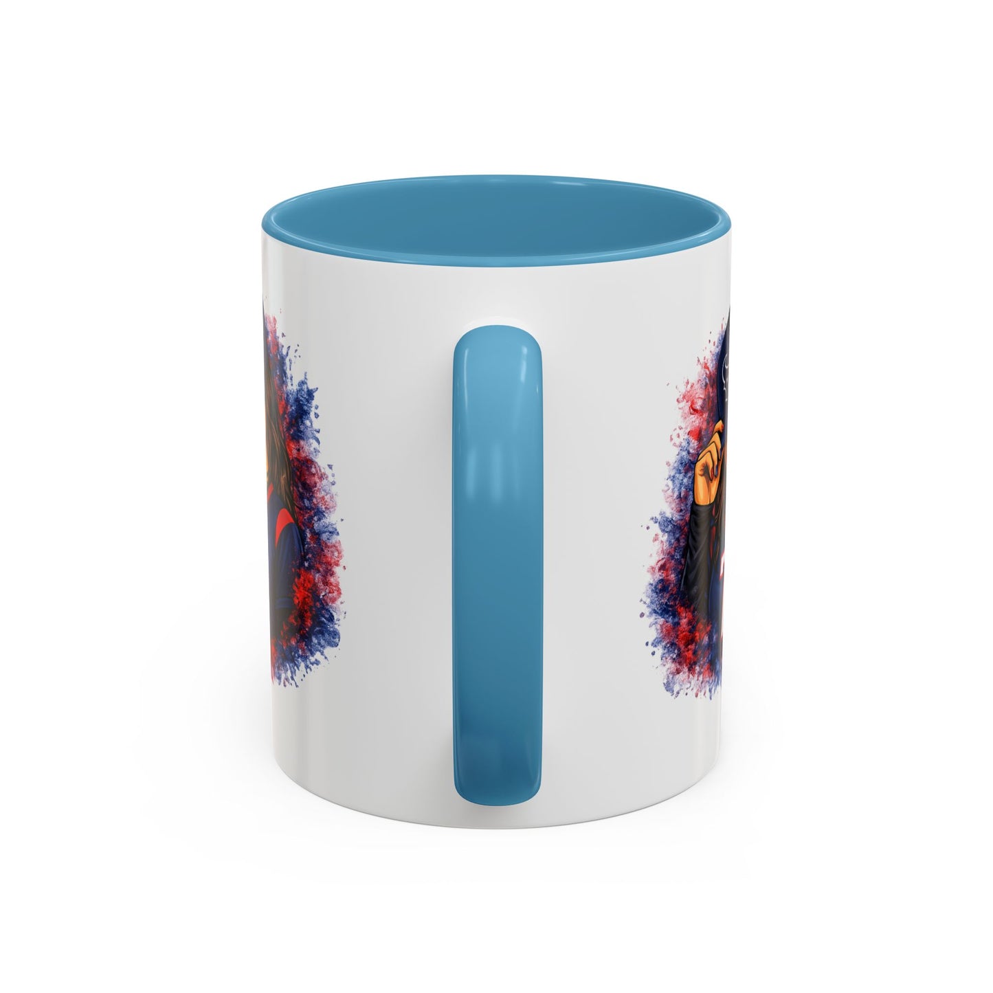 TEXANS GIRL REPPIN - Accent Coffee Mug (11, 15oz)