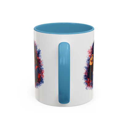 TEXANS GIRL REPPIN - Accent Coffee Mug (11, 15oz)