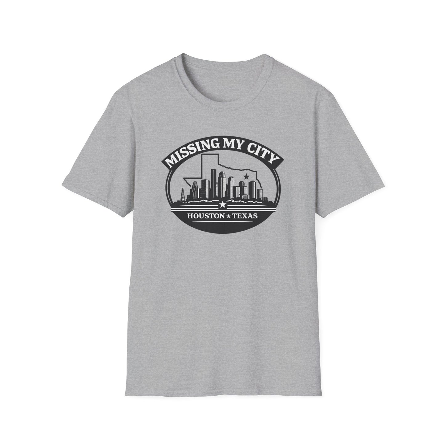 MISSING MY CITY-HOUSTON - Unisex Soft Stlye T-Shirt
