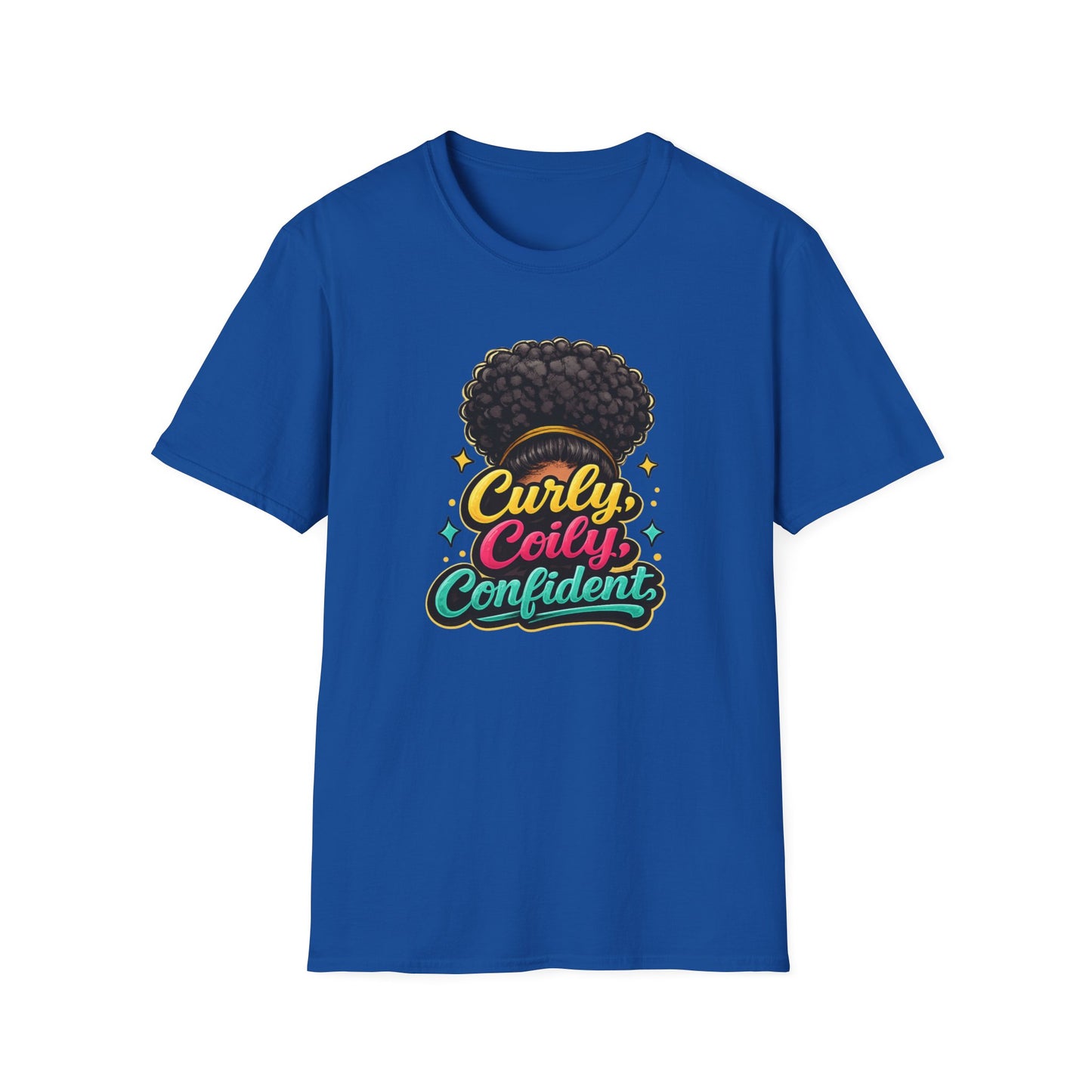 CURLY-COILY-CONFIDENT Unisex Soft Style T-Shirt