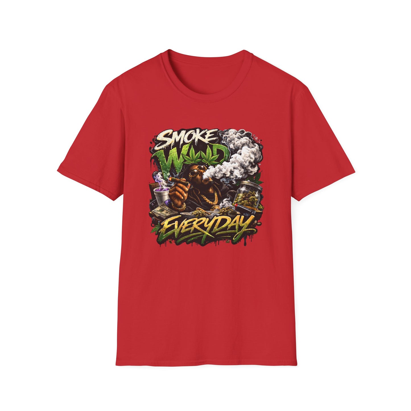 Smoke Weed Everyday T-Shirt — Graphic Cannabis Streetwear Tee