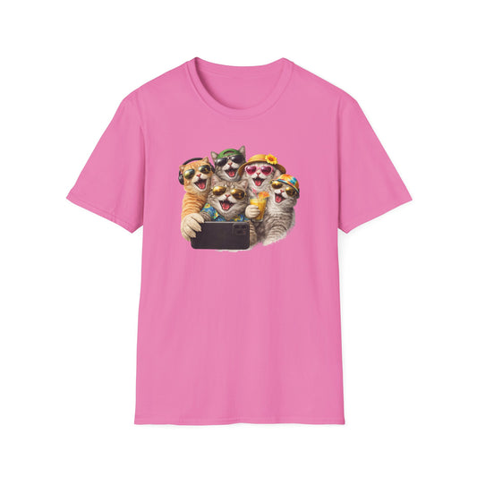 SELFIE TIME - CAT STYLE - Unisex Softstyle T-Shirt