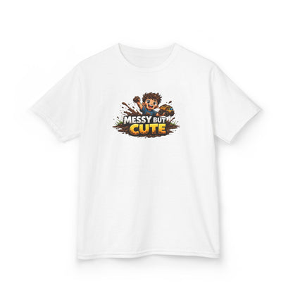 MESSY BUT CUTE - Kids Cotton Tee