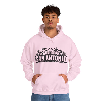 San Antonio Hoodie | Alamo City Texas Pride Graphic Unisex Pull-Over