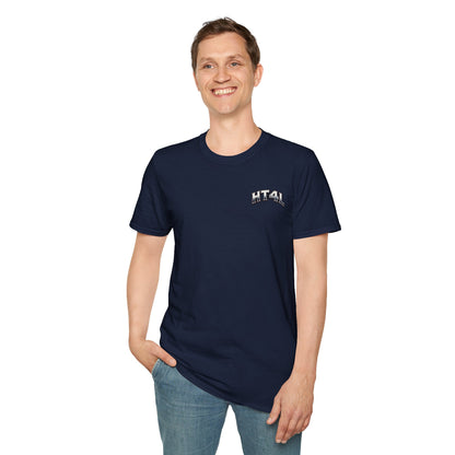 HT4L SKELETON DUDE REP DA H - Unisex Softstyle T-Shirt