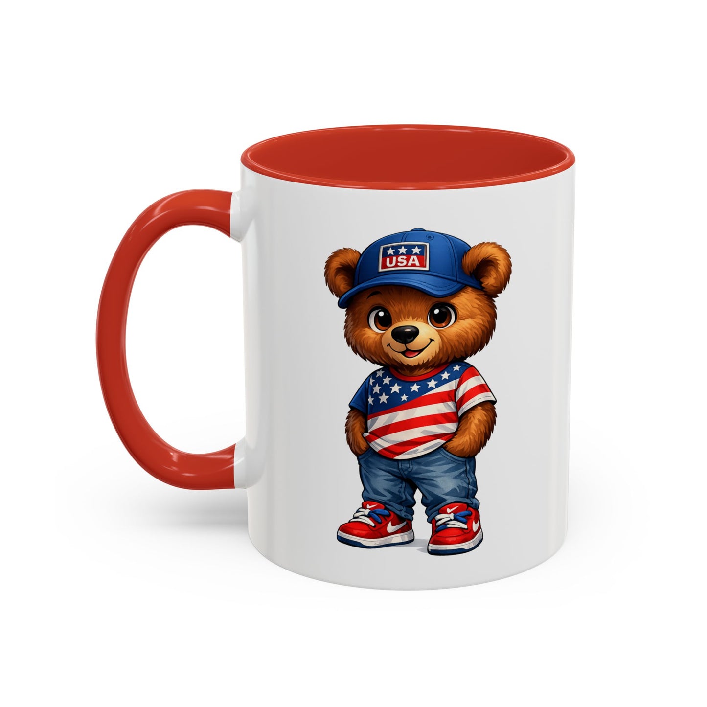 BERRY - REPPIN THE USA - Accent Coffee Mug (11, 15oz)