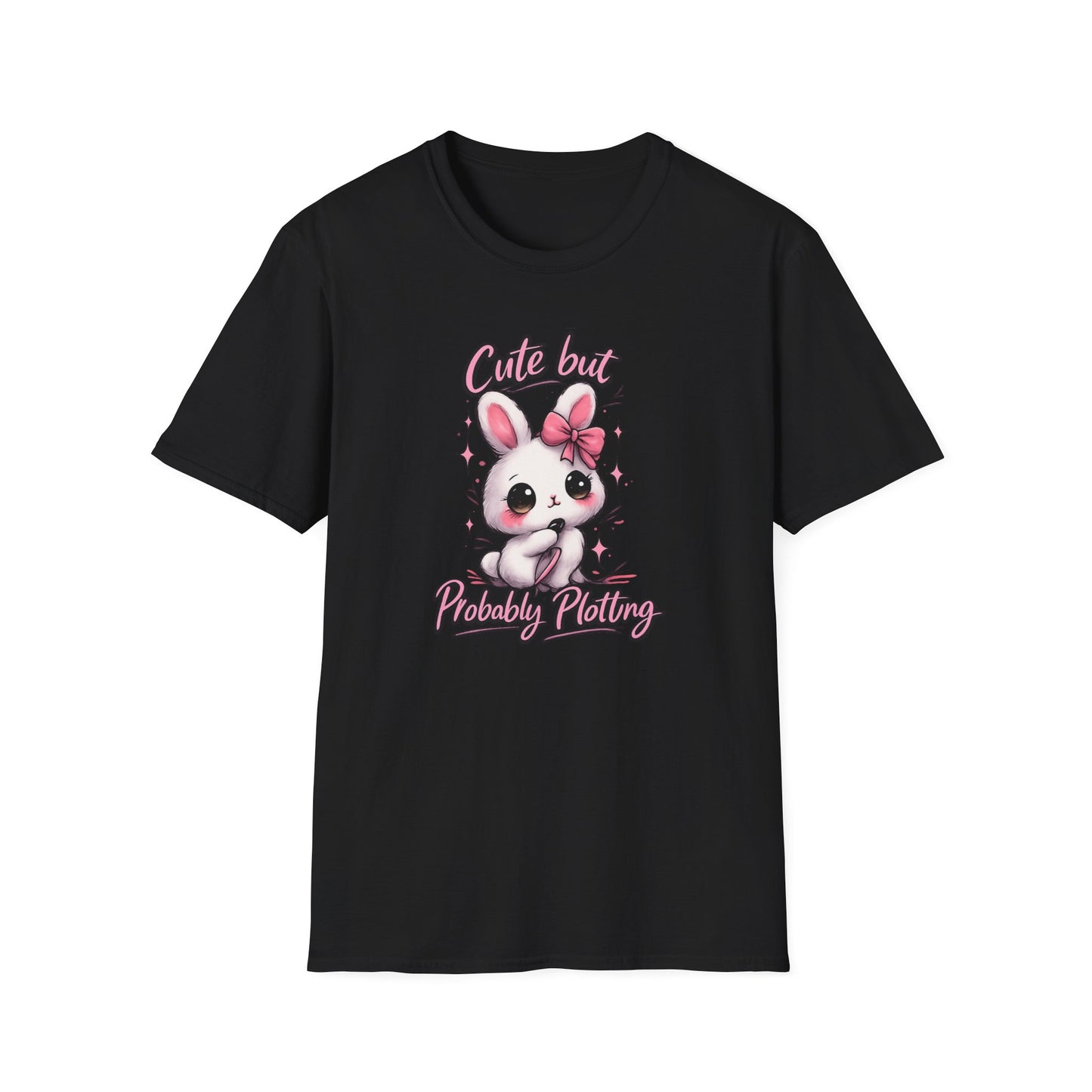 CUTE BUT PROBABLY PLOTTING - Unisex Soft Style T-Shirt