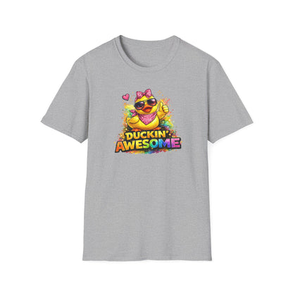 DUCKIN AWESOME - Unisex Soft Style T-Shirt