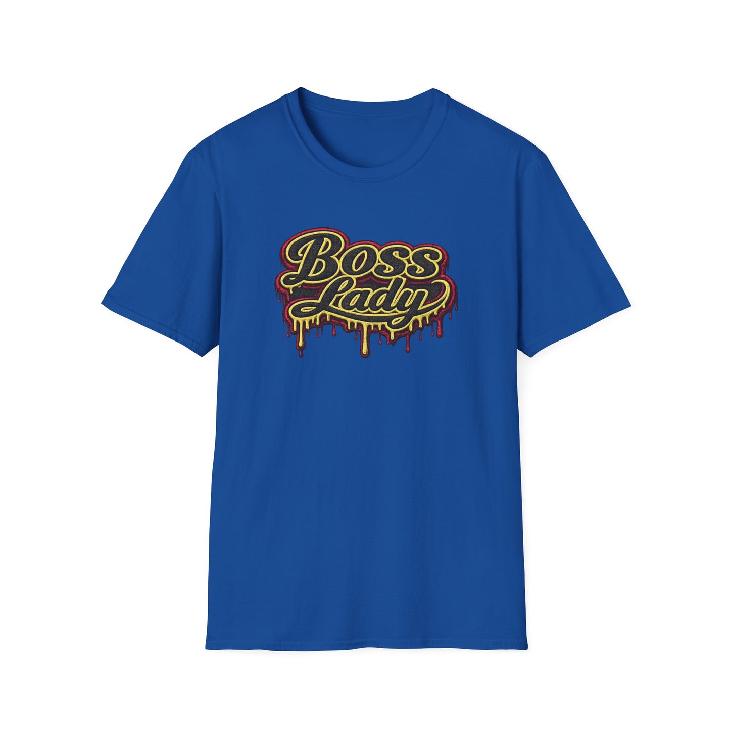 BOSS LADY-STITCHED DRIP - Unisex Soft Style T-Shirt