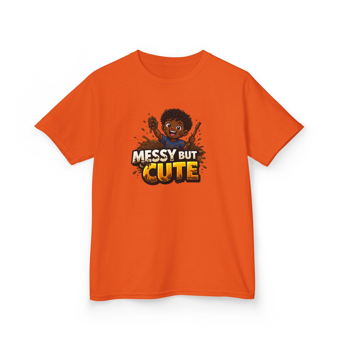 MESSY BUT CUTE - Kids Cotton Tee