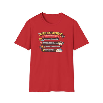 CARE INSTRUCTIONS - Unisex Soft Style T-Shirt