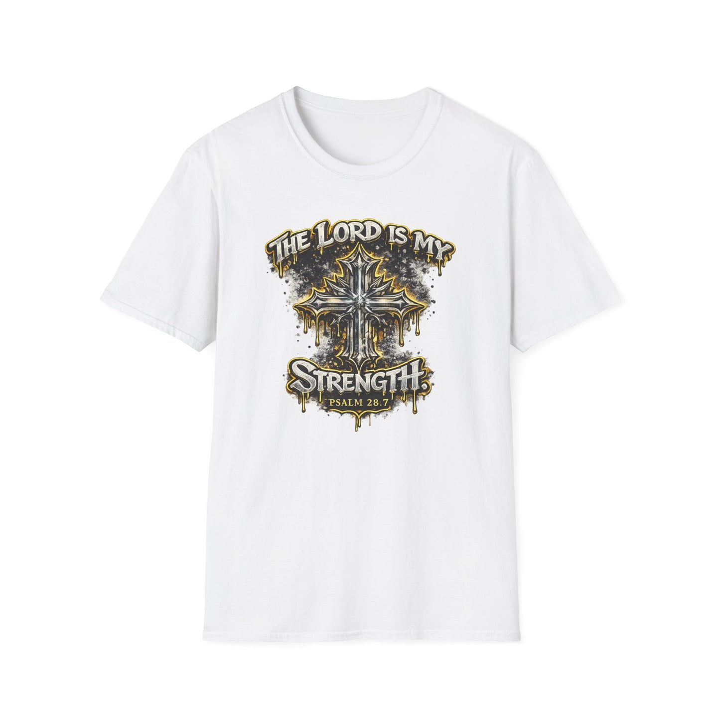 THE LORD IS MY STRENGTH - Unisex Soft Style T-Shirt