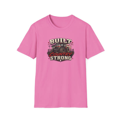 BUILT COUNTRY STRONG - Unisex Soft Style T-Shirt