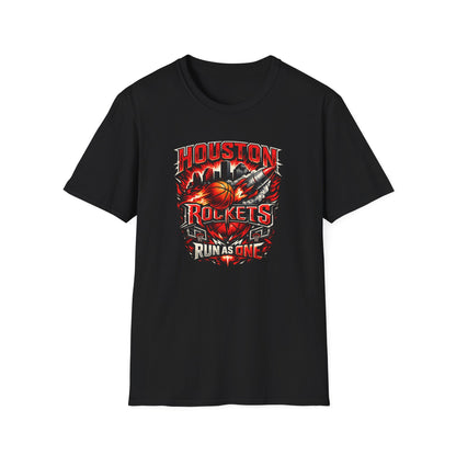 HOUSTON ROCKETS-RUN AS ONE - Unisex Soft Style T-shirt